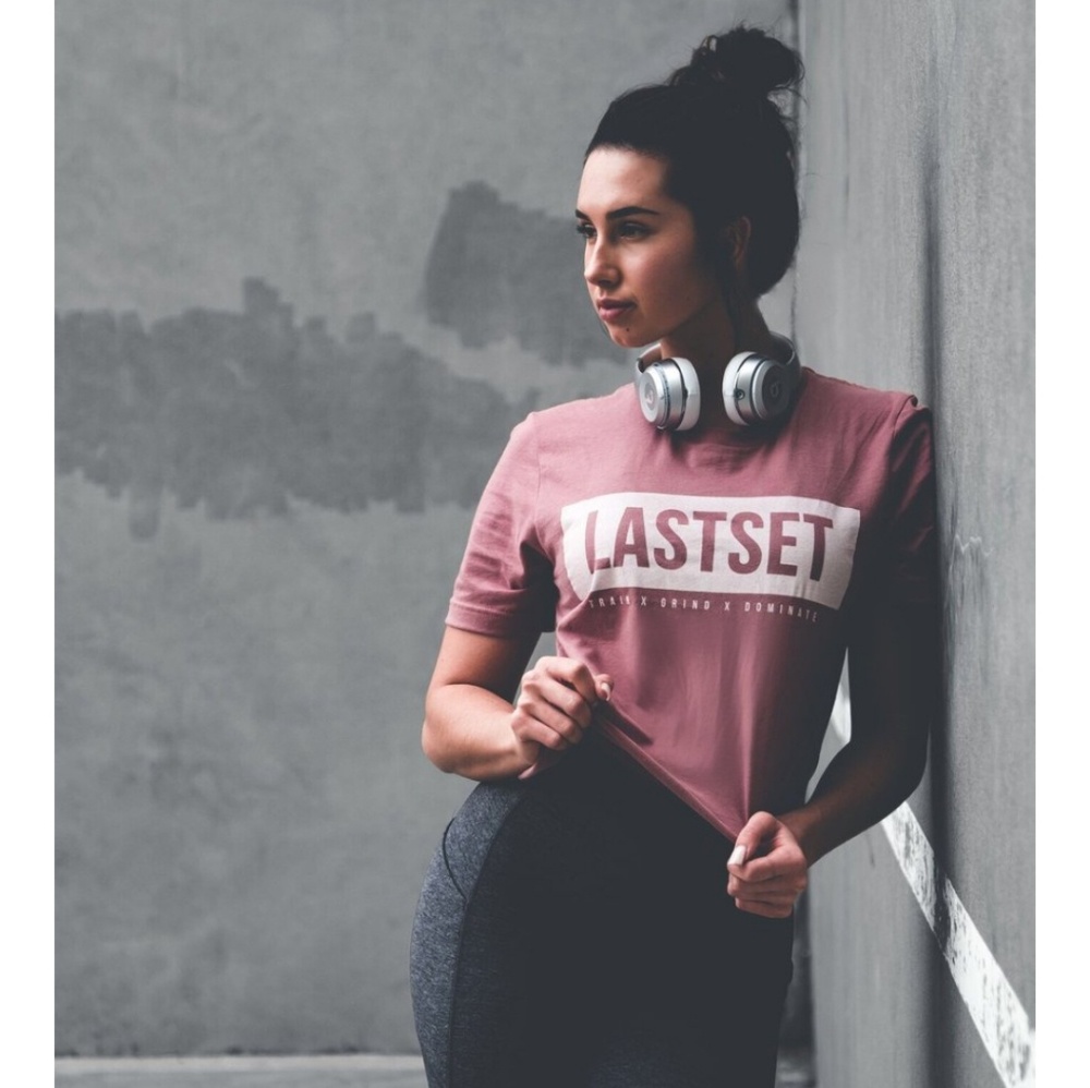 Lastset dusty mauve crop